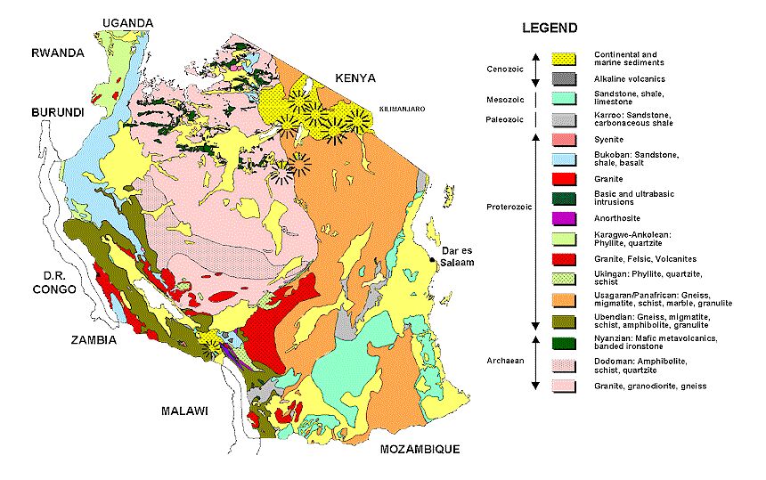 Tanzanie, Gemmologie, voyage d'étude